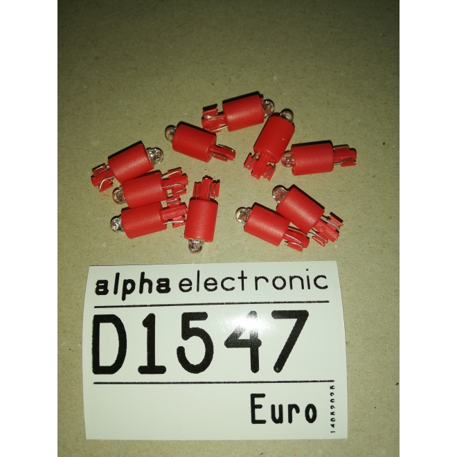 Dartbirnchen Rot, 10 Stück, D1547, Dartbirnchen, Dartlampen