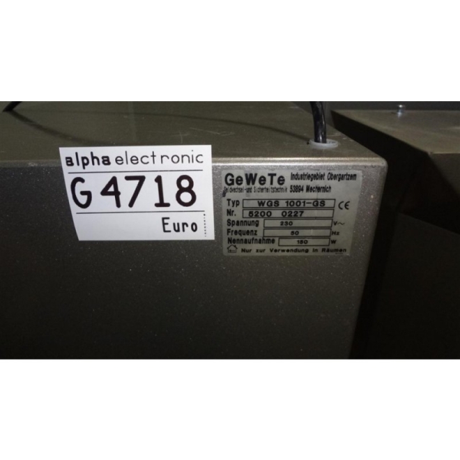 Geldwechsler GeWeTe WGS1001-GS, G4718, Bill Changer, Wechselautomat