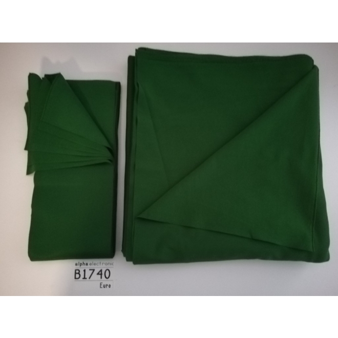 Billardstoff grün, 270cm, NEU, B1740, Billardtuch, Billardbezug