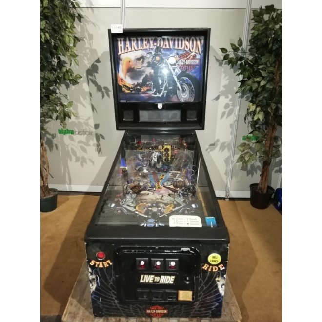 Sega Harley Davidson Pinball, Flipper Machine, F1045, Flipperautomat, spielbereit
