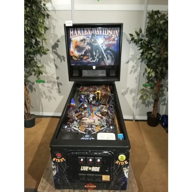 Sega Harley Davidson Pinball, Flipper Machine, F1045, Flipperautomat, spielbereit