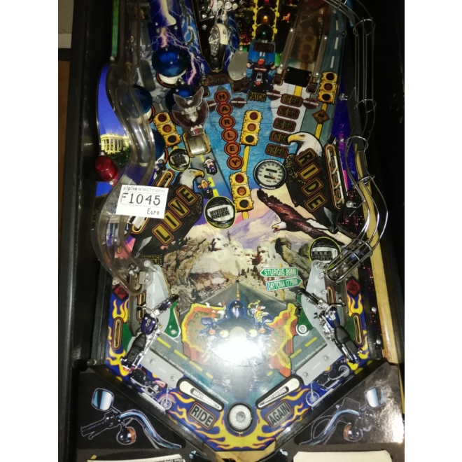Sega Harley Davidson Pinball, Flipper Machine, F1045, Flipperautomat, spielbereit