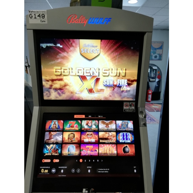 TR5.2 Bally Twin Top Comfort Golden Sun XL, inkl. UBA Recycler, G149, Geldspieler, V2 Geldspieler ohne Zulassung