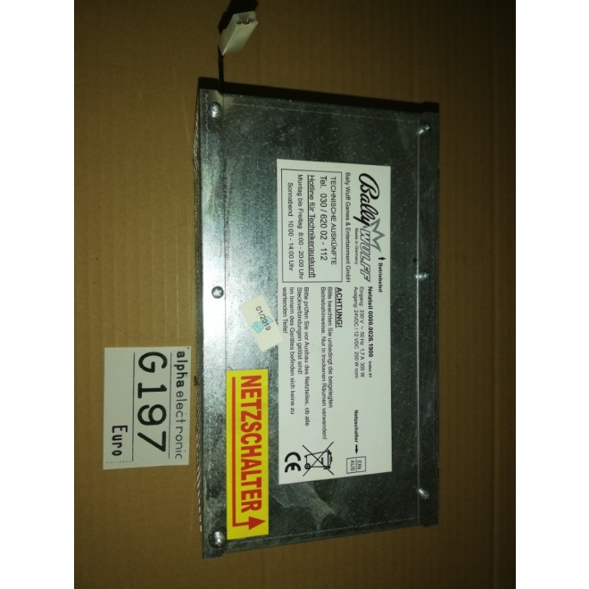 Netzteil für Bally Wandgerät Geldspieler, Power Supply, G197, Parts, Ersatzteile, Zubehör