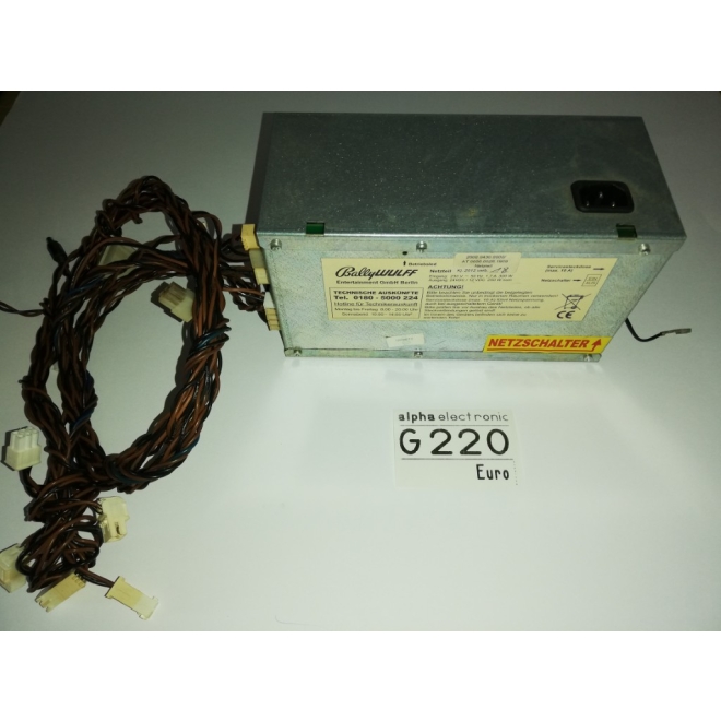 Netzteil für Bally Wide Wall Wandgerät Geldspieler, Power Supply, G220, Parts, Ersatzteile, Zubehör