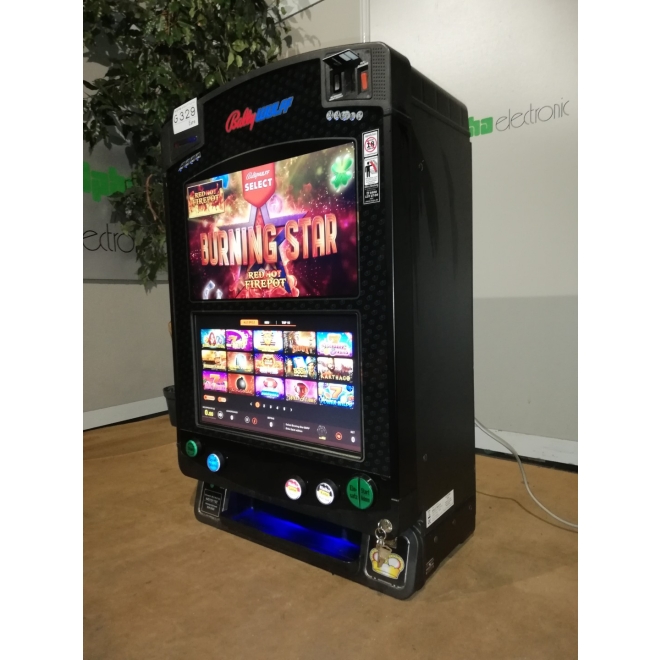G329 Bally Wide Wall Select Burning Star Red Hot Firepot, LZ 05/28, mit UBA10 Recycler, Geldspieler Laufzeitgerät
