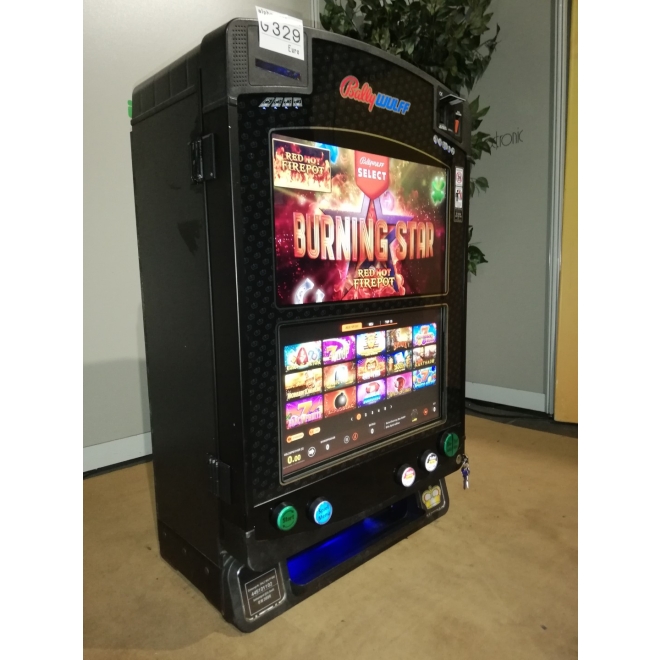 G329 Bally Wide Wall Select Burning Star Red Hot Firepot, LZ 05/28, mit UBA10 Recycler, Geldspieler Laufzeitgerät