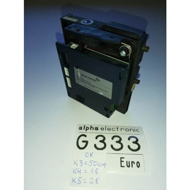 SR3 Münzprüfer Löwen, G333, Rückgabe vorne, Parts Ersatzteile, coin validator, ok