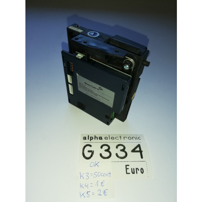 SR3 Münzprüfer Löwen, G334, Rückgabe vorne, Parts Ersatzteile, coin validator, ok