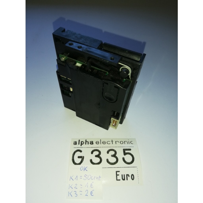 NRI G-13 Münzprüfer, G335, Rückgabe unten, Parts Ersatzteile, coin validator, ok, NRI G13