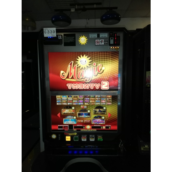 TR5.0 V2 22" Slimline Panorama Merkur Magie Twenty 2, 270 Spiele (80 Spiele + MTG), G339, Geldspieler ohne Zulassung, TR5 V2