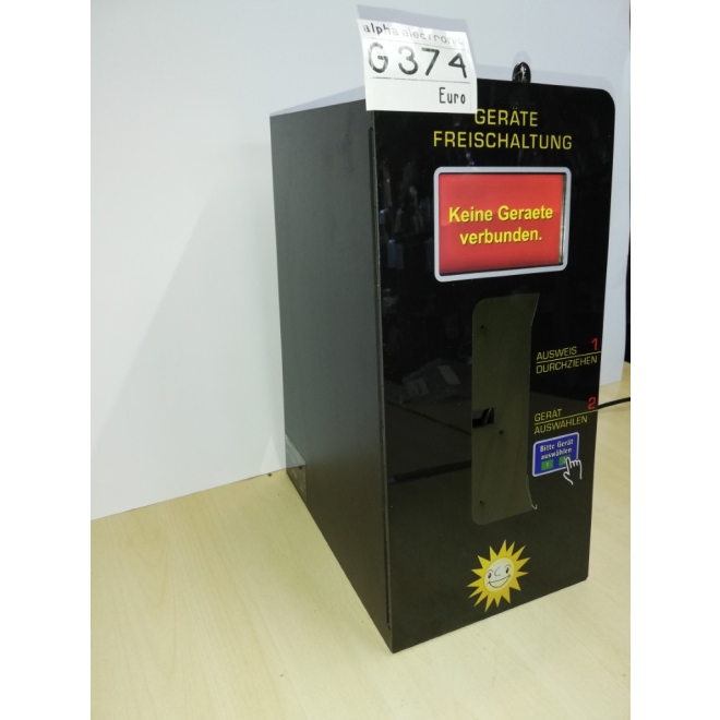 Merkur Play Safe & Easy S Oasis Geräte Freischaltung, Freischaltsystem Freischaltterminal, G374