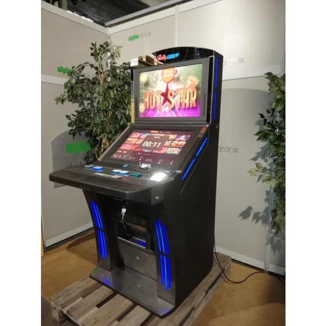 G403 Bally Wide Slant Top Select Hot Star, LZ/Tüv 09/27, mit UBA10 Recycler, 75 Spiele, Geldspieler Laufzeitgerät