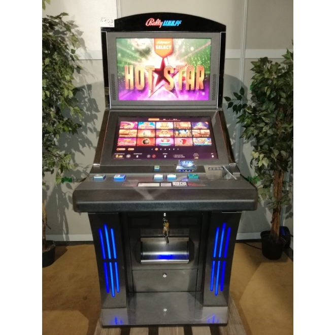 G403 Bally Wide Slant Top Select Hot Star, LZ/Tüv 09/27, mit UBA10 Recycler, 75 Spiele, Geldspieler Laufzeitgerät