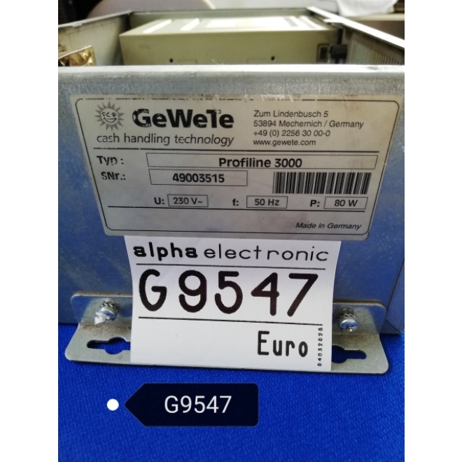 Computer für GeWeTe Geldwechsler Profiine 3000, PC, G9547, nicht geprüft