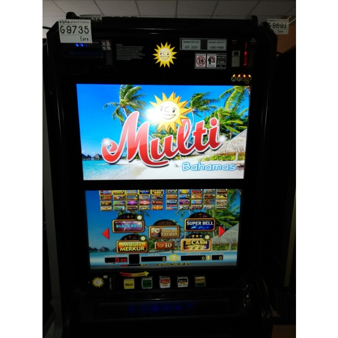 TR5.0 V2 Merkur 22" Slimline Multi Multi 7 40, 3x40 Spiele, G9735, Geldspieler ohne Zulassung, Merkur Wandgeräte