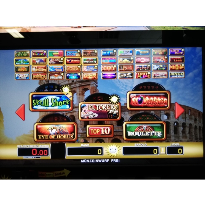 TR5.0 V2 Merkur 22" Slimline Multi Rom, 40 Spiele, G9739, Geldspieler ohne Zulassung, Merkur Wandgeräte