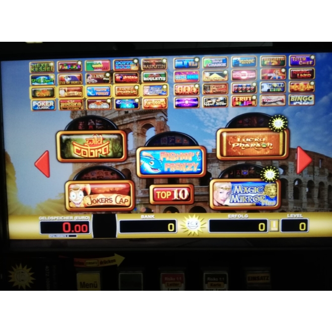 TR5.0 V2 Merkur 22" Slimline Multi Rom, 40 Spiele, G9739, Geldspieler ohne Zulassung, Merkur Wandgeräte