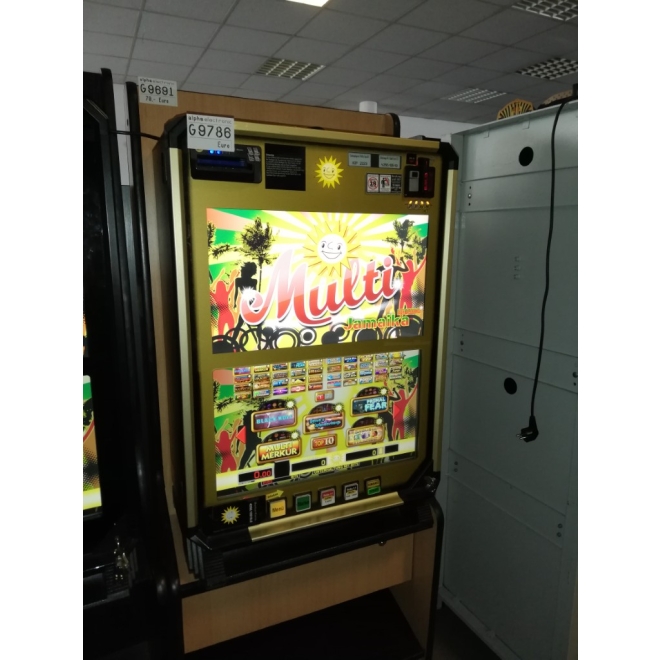 TR5.0 V2 Merkur 22" Slimline Gold Edition Multi Multi 7 Deluxe, mit MD100, 3x70 Spiele, G9786, Wandgeräte, Geldspieler ohne Zulassung