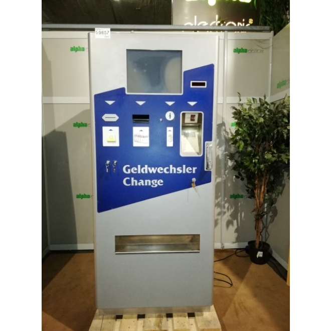 Cash Center mit Schütte und 2 x Mini Mech, G9857, GeWeTe, Geldwechsler, Bill Changer, Wechselautomat, defekt