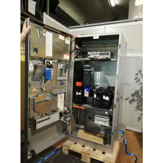 Cash Center mit Schütte und 2 x Mini Mech, G9857, GeWeTe, Geldwechsler, Bill Changer, Wechselautomat, defekt