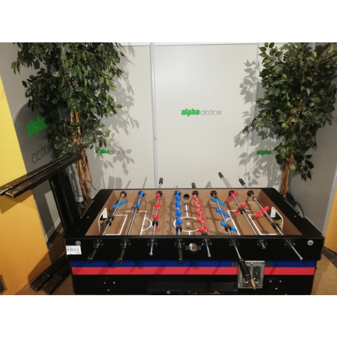 Löwen Münzkicker, Tischfussball, K601, Table Soccer, schwarz/rot