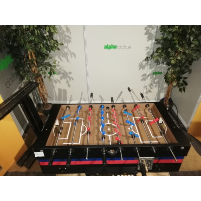 Löwen Münzkicker, Tischfussball, K601, Table Soccer, schwarz/rot