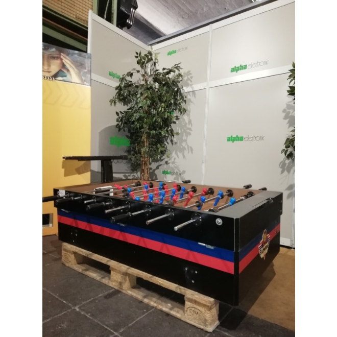 Löwen Münzkicker, Tischfussball, K601, Table Soccer, schwarz/rot