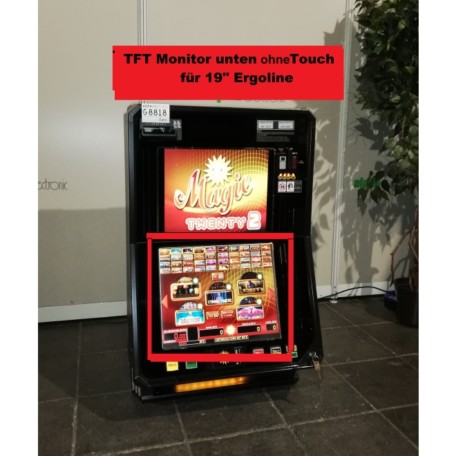 19" Ergoline TFT Monitor unten ohne Touch für Ergoline Geldspieler, Parts Ersatzteile, Ergoline Monitor