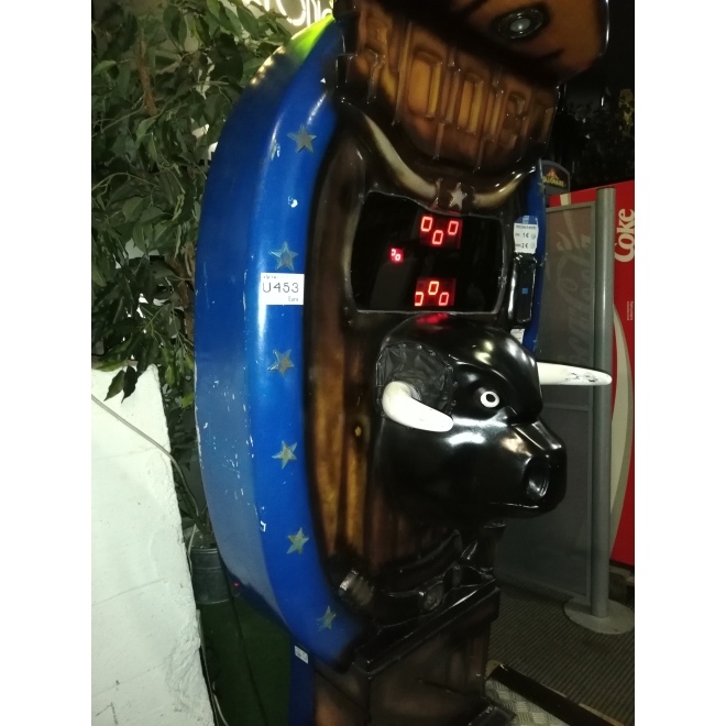 Rodeo Bull Kraftmesser, Amusement, U453, Unterhaltungsgerät, Bulle, Stier