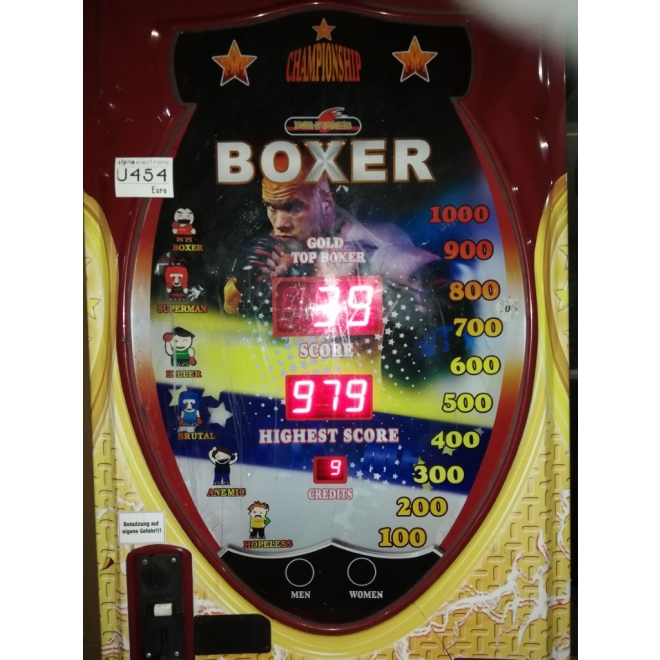 Fun & Power Boxautomat Champion Boxer, U454, Boxing Machine, Punching Machine, Boxer