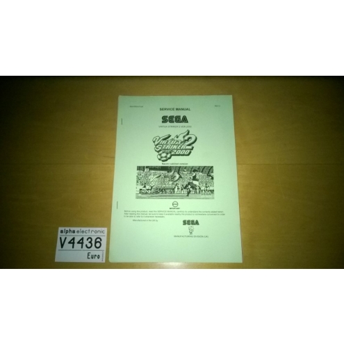 Virtua Striker 2 Version 2000, Sega, Service Manual, V4436