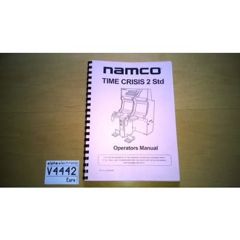 Time Crisis 2 STD, Namco, Operators Manual, V4442