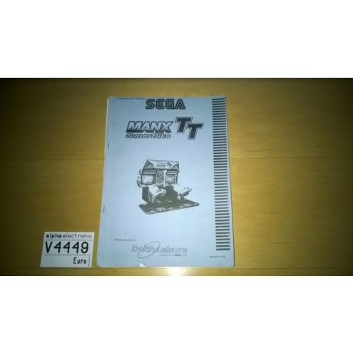 Manx TT Super Bike, Sega, Bedienungsanleitung, V4449