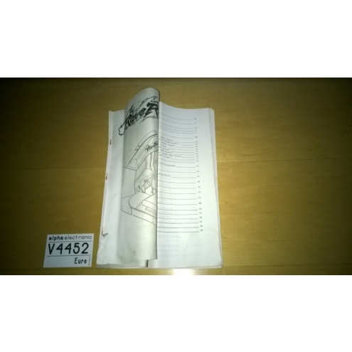 Rave Racer, Namco, Operators Manual, V4452