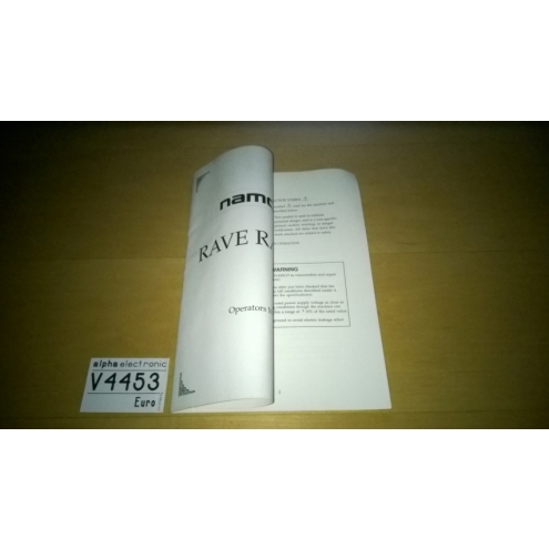 Rave Racer, Namco, Operators Manual, V4453