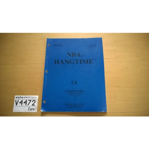 NBA Hangtime, Midway, Operation Manual, V4472