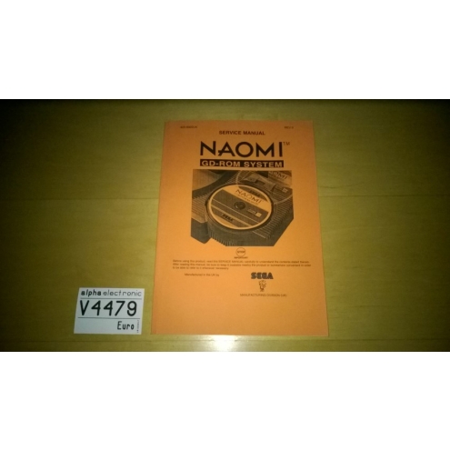 Sega Naomi Service Manual GD-Rom System, V4479
