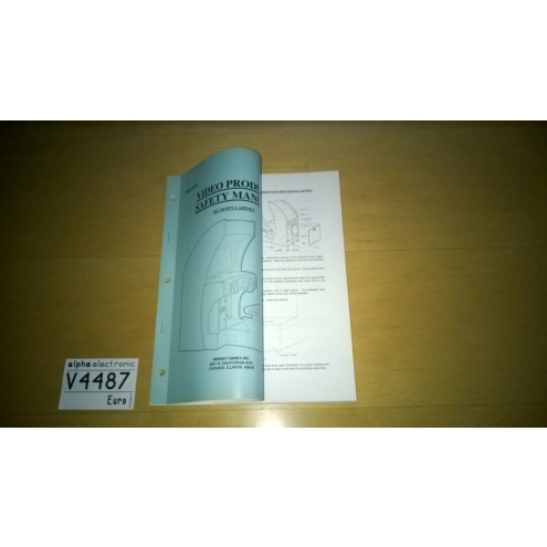 Sit Down Cabinet Midway Safety Manual, V4487