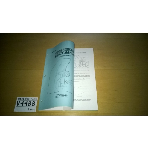 Sit Down Cabinet Midway Safety Manual, V4488