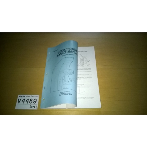 Sit Down Cabinet Midway Safety Manual, V4489