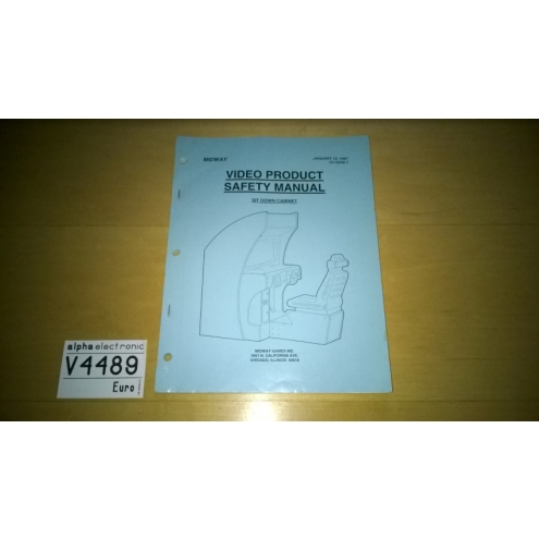 Sit Down Cabinet Midway Safety Manual, V4489