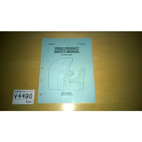 Sit Down Cabinet Midway Safety Manual, V4490