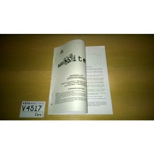 Area 51 Site 4 Operation Manual, Atari, V4517