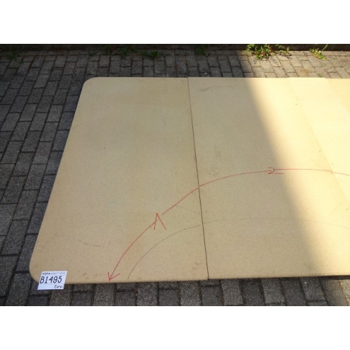 Billard Abdeckplatte 4-teilig, B1495, 287cm B x 162cm T Pool Table Cover