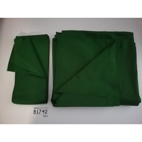 Billardstoff grün, 270cm, NEU, B1742, Billardtuch, Billardbezug