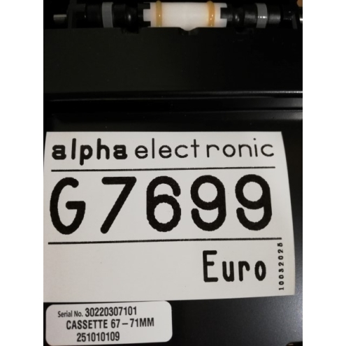 Mars MEI Kassetten Cassette ZT1000, G7699, Serien Nr.: 30220307101 Cassette 67-71mm 251010109