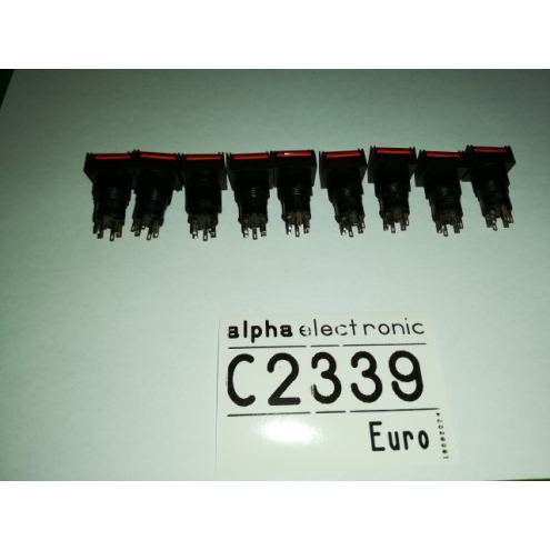 Buttons mit Schalter, je 1 Stück, C2339, für Casino Geräte, Ersatztaster, Tasten, Buttons