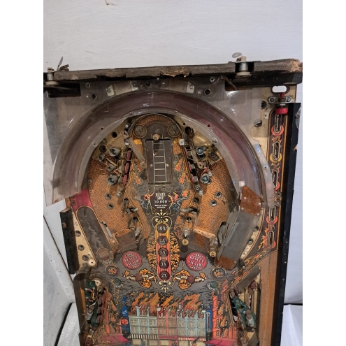 Flipper Spielfeld Fire Williams Pinball Playfield, F995, für Bastler