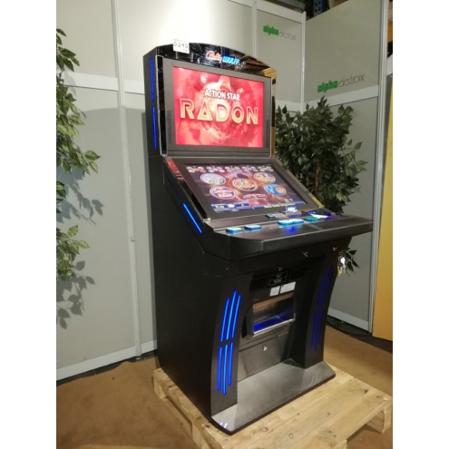 TR5.1 Bally Wide Slant Top Action Star RADON, 50 Spiele, UBA Rec,G243, Geldspieler ohne Zulassung, Bally Standgeräte